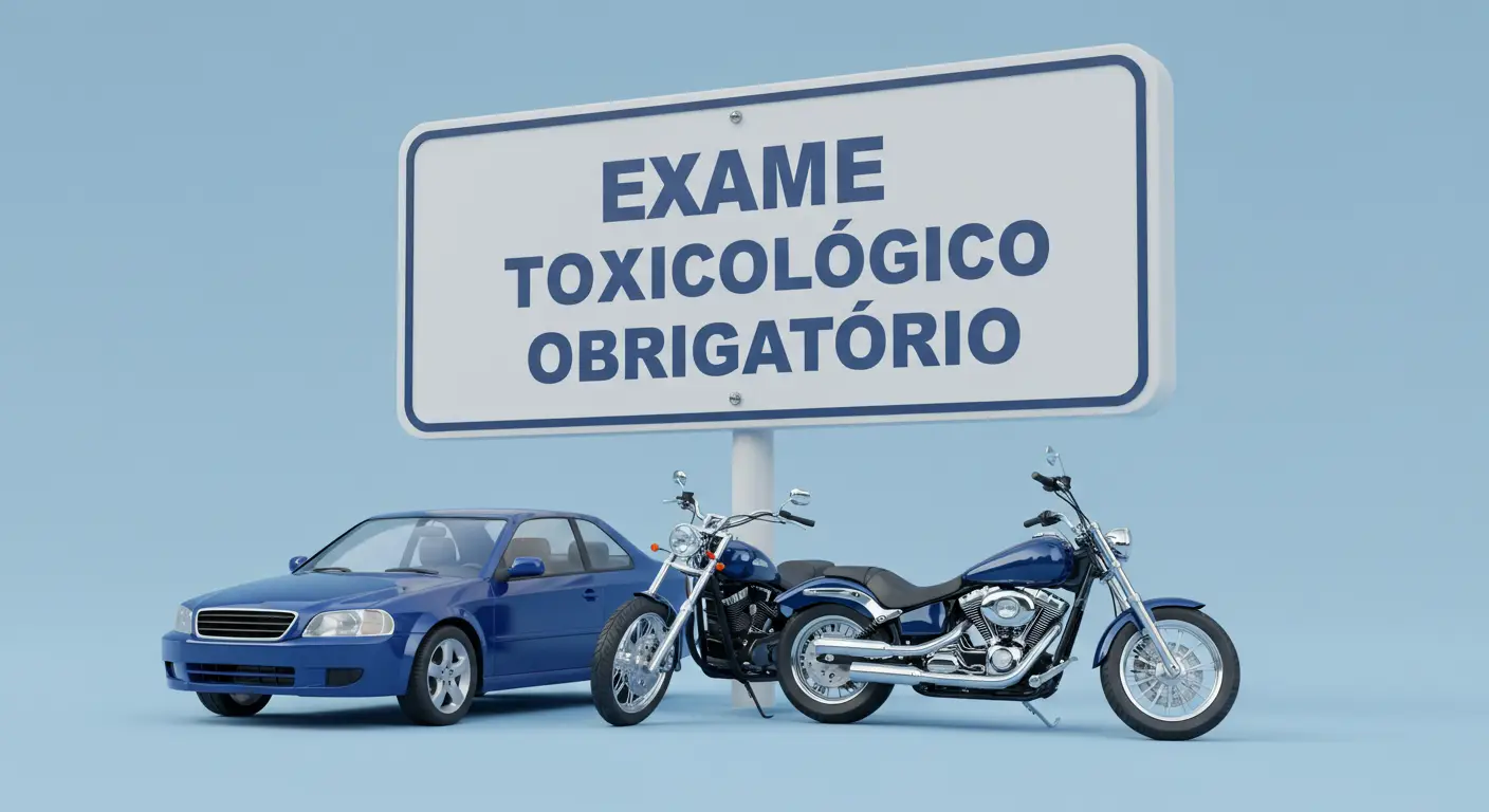 Vai Tirar a CNH? Um Projeto de Lei Pode Tornar o Exame Toxicológico Obrigatório Também para as Categorias A e B.